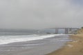 Beautiful view of Baker Beach in San Francisco Royalty Free Stock Photo