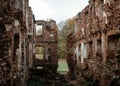 Beautiful view of Balga Castle Ruins in Kaliningrad Oblast, Russia Royalty Free Stock Photo