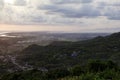 Beautiful view of bantul from paragliding hill watugupit