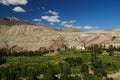 Beautiful view from Basgo Monastery in Ladakh, India Royalty Free Stock Photo