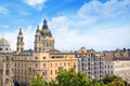 Beautiful view of the Basilica of Saint Stephen and the historic center of Budapest, Hungary Royalty Free Stock Photo