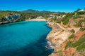 Seaside beach of Cala Romantica, Majorca Spain Royalty Free Stock Photo