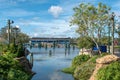 Beautiful view of Bayside Stadium and Seven Seas lagoon at Seaworld 2