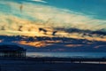 Beautiful view of the beach in Blackpool