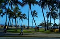 Beautiful view of the beach in MaceiÃ³, Brazi Royalty Free Stock Photo