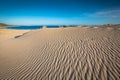 Beautiful view on beach and ocean, Spain, Tarifa Royalty Free Stock Photo