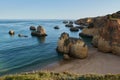 Beautiful view of the beach Praia de BoiÃÂ£o in Alvor. Algarve coast, Portugal