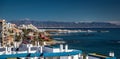 Beautiful view of Benalmadena coast Royalty Free Stock Photo