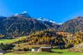 Beautiful view of Bergun in Autumn Royalty Free Stock Photo