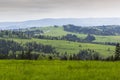 Beautiful view of Beskidy mountains, Poland Royalty Free Stock Photo