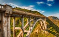 Beautiful view of Bixby Bridge in Big Sur, California Royalty Free Stock Photo