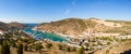 Beautiful view of the Black Sea and the city Balaklava.