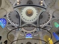 Beautiful view from within of Blue Mosque in Istanbul Royalty Free Stock Photo