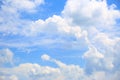 Beautiful view of blue sky clouds Royalty Free Stock Photo