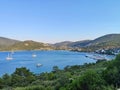 A beautiful view from Bodrum Torba Royalty Free Stock Photo