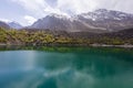 Beautiful view at Borith Lake Near Passu Glacier in Pakistan Royalty Free Stock Photo