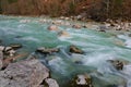 Beautiful view of Brandenberger Ache in Austria Royalty Free Stock Photo