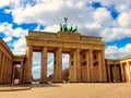 Beautiful view of the Brandenburg Gate, Berlin