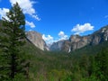 View into Yosemite Valley at Spring Royalty Free Stock Photo
