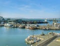 A beautiful view of Brixham Harbour, Devon, UK Royalty Free Stock Photo