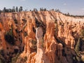 Beautiful view of Bryce canyon cliffs