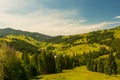 Beautiful view from Bucovina, Romania Royalty Free Stock Photo