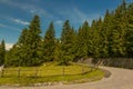 Beautiful view from Bucovina, Romania Royalty Free Stock Photo