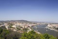 Buda Castle - view from thecitadella Bastion in Budapest Royalty Free Stock Photo