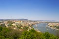 Buda Castle - view from thecitadella Bastion in Budapest Royalty Free Stock Photo