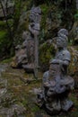 Beautiful view of the Buddha statues at the Nanzoin temple located in Fukuoka, Japan