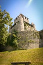 Beautiful view Caesars Tour in the city of Provins, France Royalty Free Stock Photo