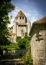 Beautiful view Caesars Tour in the city of Provins, France Royalty Free Stock Photo