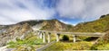 A Beautiful View of the California Coastline along State Road 1 -USA Royalty Free Stock Photo