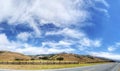 A Beautiful View of the California Coastline along State Road 1 -USA Royalty Free Stock Photo