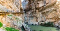 Beautiful view of the Caminito Del Rey path