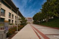 Beautiful view of the campus of San Diego State University. Royalty Free Stock Photo