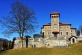 Beautiful view of Cantacuzino Palace, Busteni ,Prahova Valley, Romania Royalty Free Stock Photo