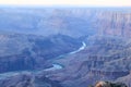 Beautiful View of the Canyon and Colorado river from Desert View, Grand Canyon National Park, Arizona Royalty Free Stock Photo