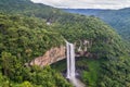 Beautiful view of Caracol Waterfall Snail Waterfall - Canela- Rio Grande do Sul - Brazil Royalty Free Stock Photo