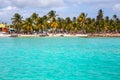 Beautiful view of Caribbean lagoon