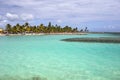 Beautiful view of Caribbean lagoon