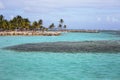 Beautiful view of caribbean lagoon