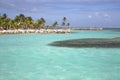 Beautiful view of caribbean lagoon