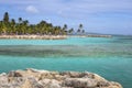 Beautiful view of caribbean lagoon