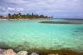 Beautiful view of caribbean lagoon