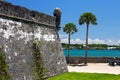 Beautiful view of the Castillo de San Marcos National Monument in St. Augustine, Florida Royalty Free Stock Photo