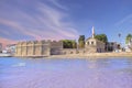 Beautiful view of the castle of Larnaca, on the island of Cyprus Royalty Free Stock Photo