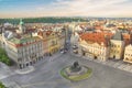 Beautiful view of the Cathedral of St. Nicholas on Old Town Square in Prague, Czech Republic Royalty Free Stock Photo