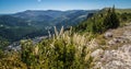 Beautiful view of the Causse Mejan in France