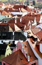 Beautiful view of Cesky Krumlov Royalty Free Stock Photo